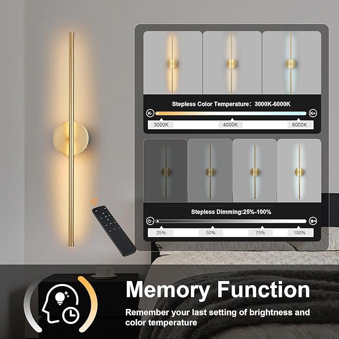 Removable Battery Operated Wall Sconces - Image 7