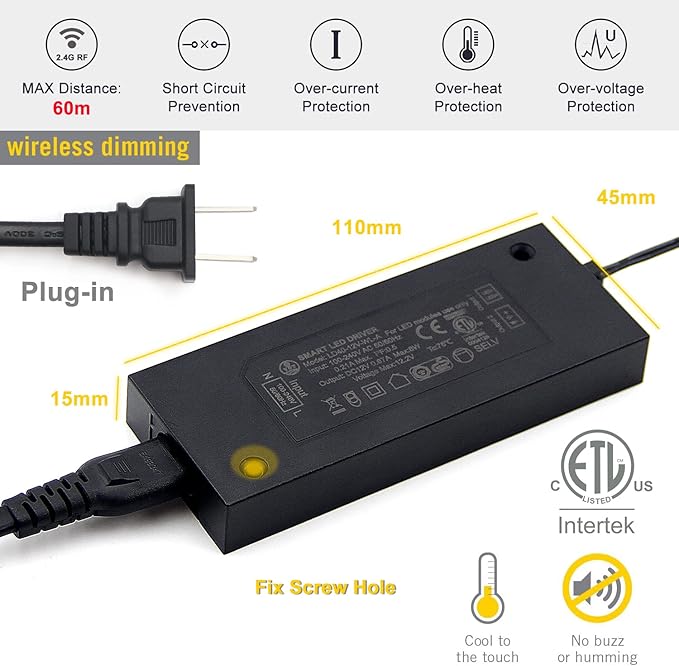 VST Under Cabinet Mini Panel Lighting 3PCS 3.94inch 12V 2.5W - Image 6