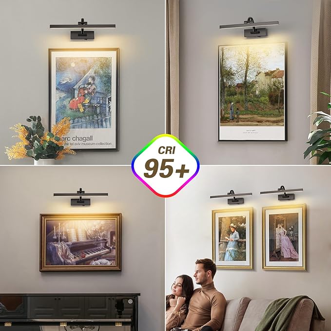 Wireless Picture Lights for Wall Battery Operated Art Lighting for Paintings - Image 3