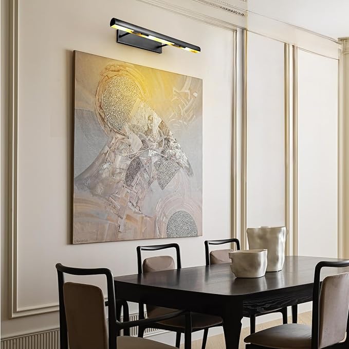 Black Picture Lights Hardwired, 30inch Large Linear Picture Light - Image 9