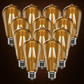 ASOKO ST58 Antique LED Filament Light Bulbs, LED Dimmable Edison Light Bulbs 4W by ASOKO