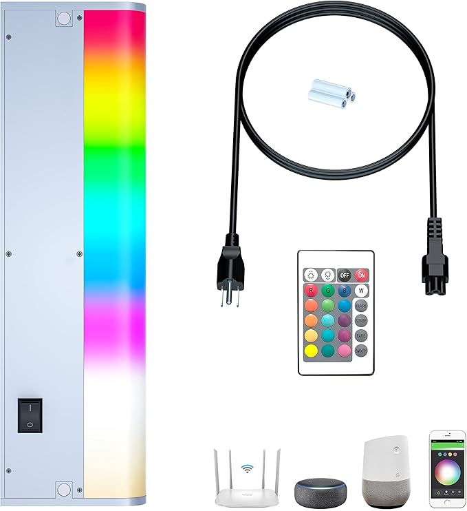 Hardwire Under Cabinet Lights Hardwired or Plug in Tasking Lighting White & RGB - Image 2