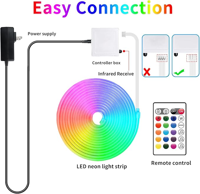 16.4FT Led Neon Rope Lights Control - Image 7