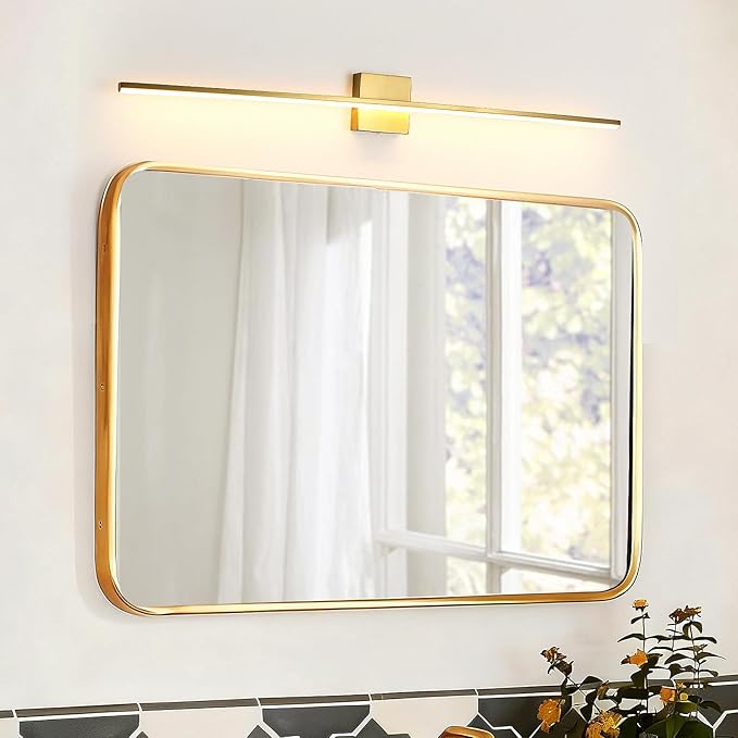 Brushed Gold Vanity Light 40 Inch Modern Bathroom Light Fixtures 23W Wall - Image 6