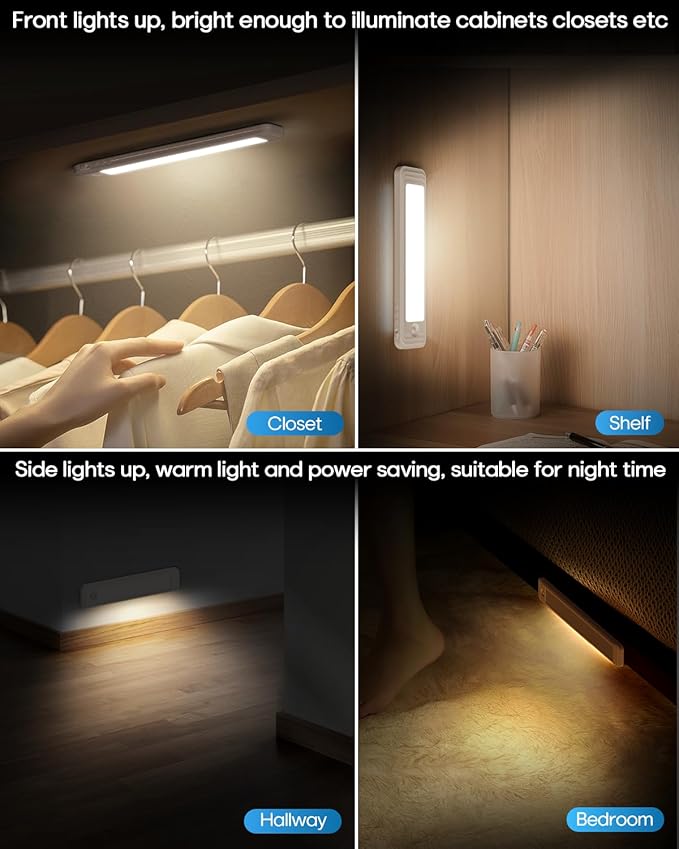 HIBOITEC Under Cabinet Lighting Motion Sensor Wireless, 56 LED Lights - Image 7