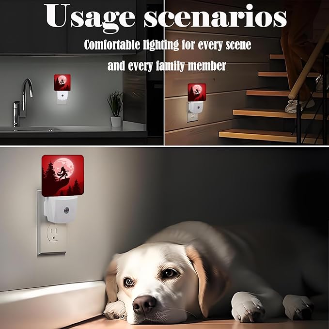 Blood Moon and Werewolves Night Light, Plug-in Night Lights - Image 6