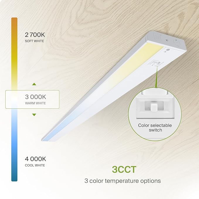 ASD LED Under Cabinet Lighting 32 Inch, Hardwired or Plug-in Installation - Image 6