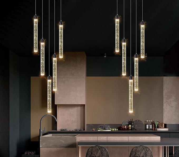 Crystal Pendant Light Mini Chandelier Bubble Pendant Lighting - Image 8