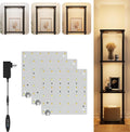 3-Pack Under Shelf Lighting for 3 Tier Floor Shelves, Ultra-Bright Square10 by Little+Joke