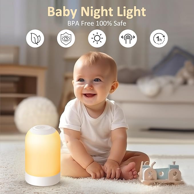 Bedside Touch Night Light, Baby Nursery Nightlight - Image 2