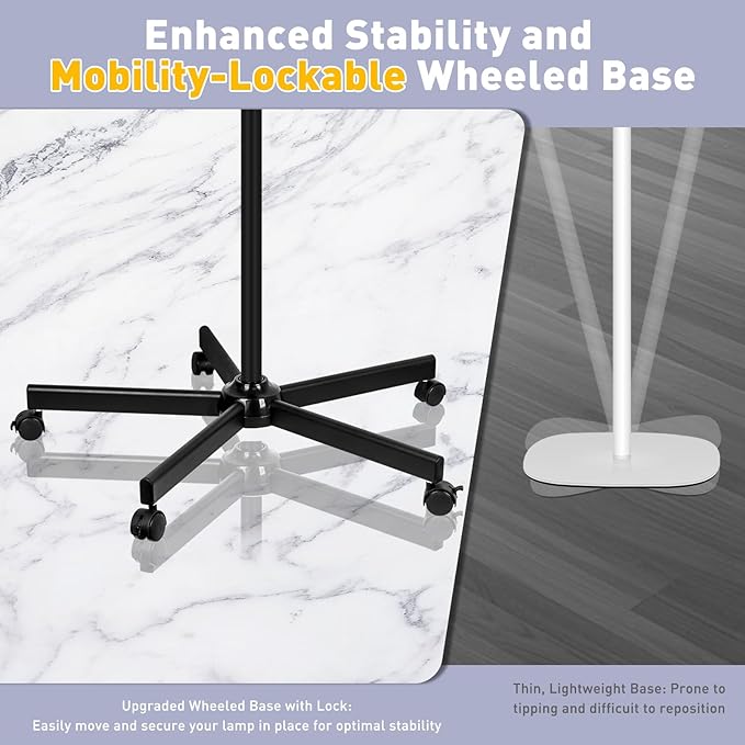 10X Magnifying Glass with Light and Stand, 2200 Lumens Dimmable Magnifying - Image 9
