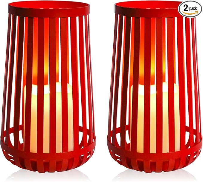Afirst Solar Lanterns Outdoor, Candle Solar Lights Waterproof Decorative by Afirst