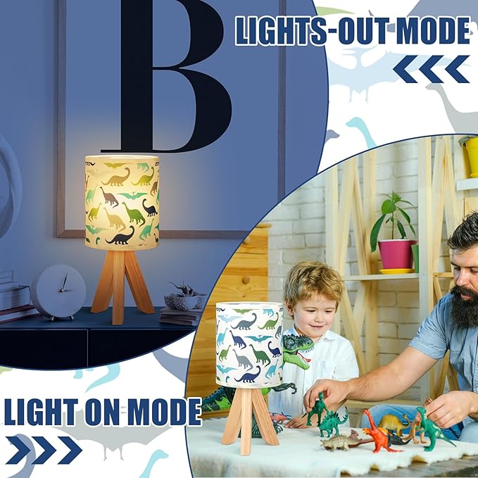 VIHOSE Dinosaur Kids Table Lamp - Image 4
