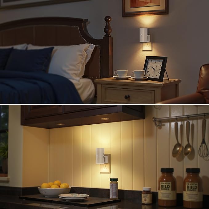 Briignite Motion Sensor Night Light, Motion Activated Plug in Night Lights - Image 8