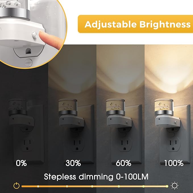 L LOHAS LED Night Light, Night Lights Plug into Wall, 3000K Soft Light LED - Image 3