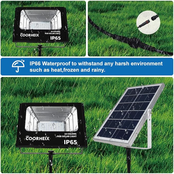 RGBW Solar Flood Lights Outdoor - Image 4