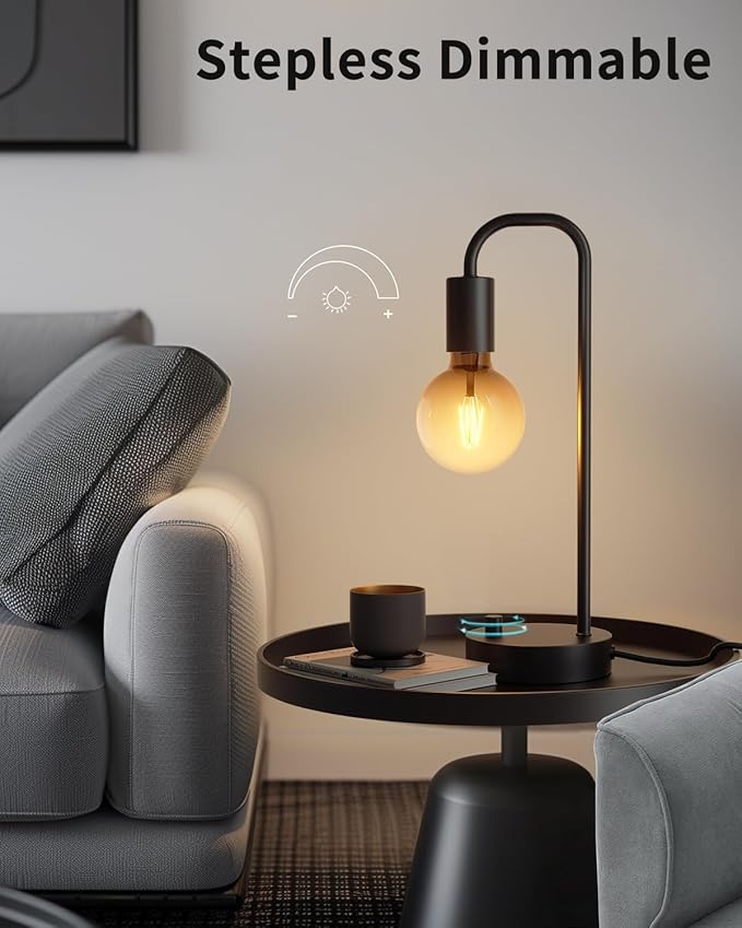 ONEWISH Industrial Table Lamp - Image 3