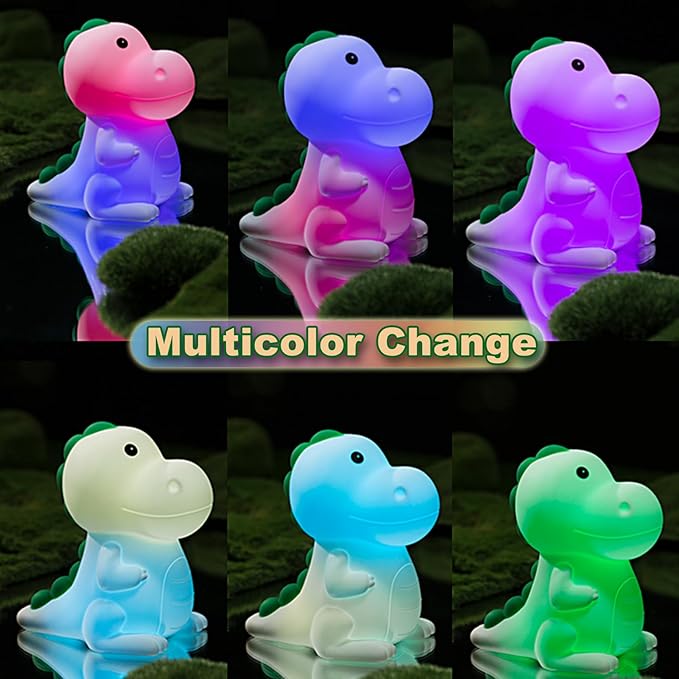 Night Light for Kids, Dinosaur Nightlight Kids Lamps for Bedrooms Boys - Image 5