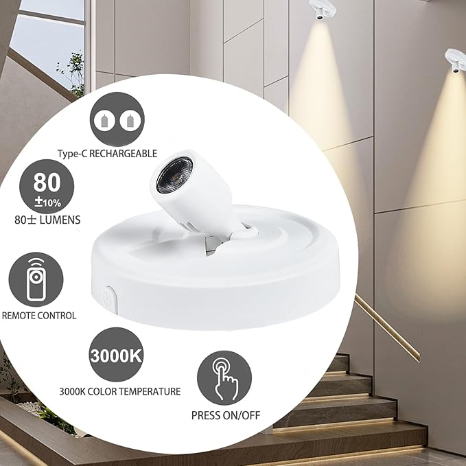 Wireless LED Spotlight Indoor - Image 2
