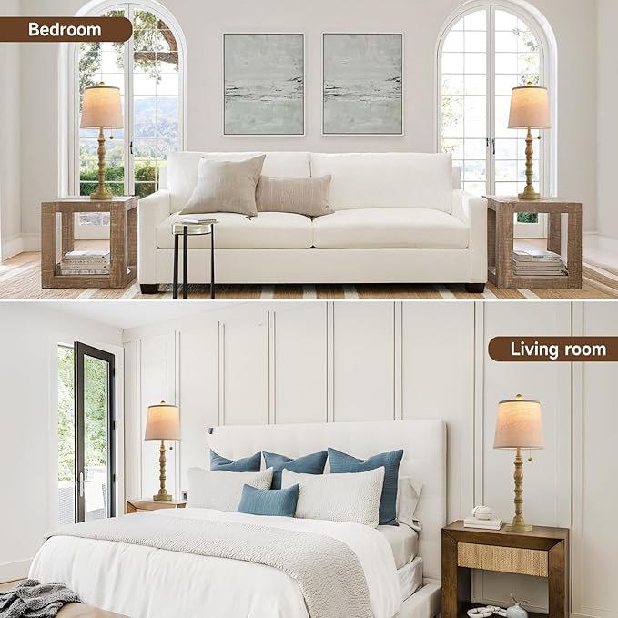 Terpsichore Lamps for Living Room Modern Farmhouse Table Lamp Bedside Reading - Image 4