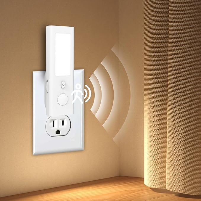 Smart Motion Sensor Night Light – 5-in-1 Rechargeable Automatic Nightlights - Image 3
