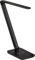 Safco 1009BL, Pivoting Neck, Built-in Wireless, USB Port Vamp LED Lamp by SafcoProducts