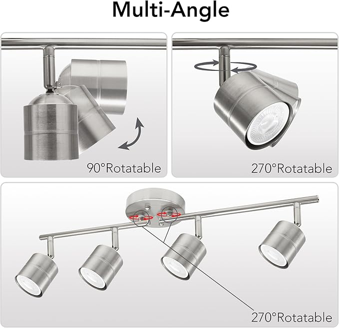 4-Light 26.25'' Track Lighting Kit - Image 2