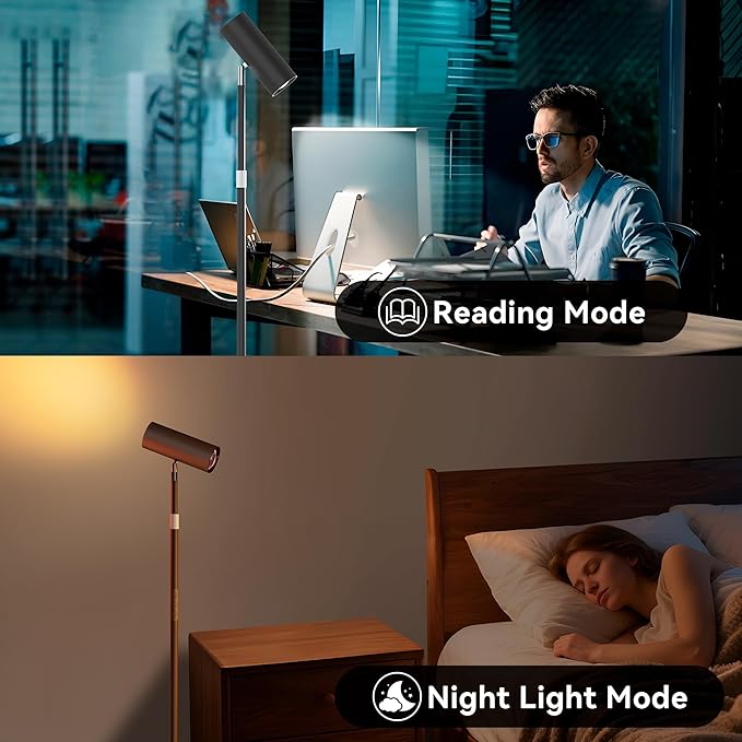Spotlight Floor Lamp, Tall LED Standing Lamp - Image 9