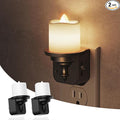 L LOHAS LED Candle Night Light, Dimmable Night Lights Plug into Wall, Dusk to by LLOHASLED