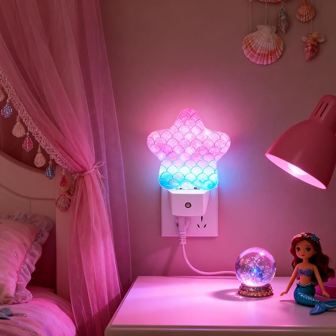 Night Light Plug-in into Wall Dusk to Dawn Smart Sensor White Led Nightlight - Image 2