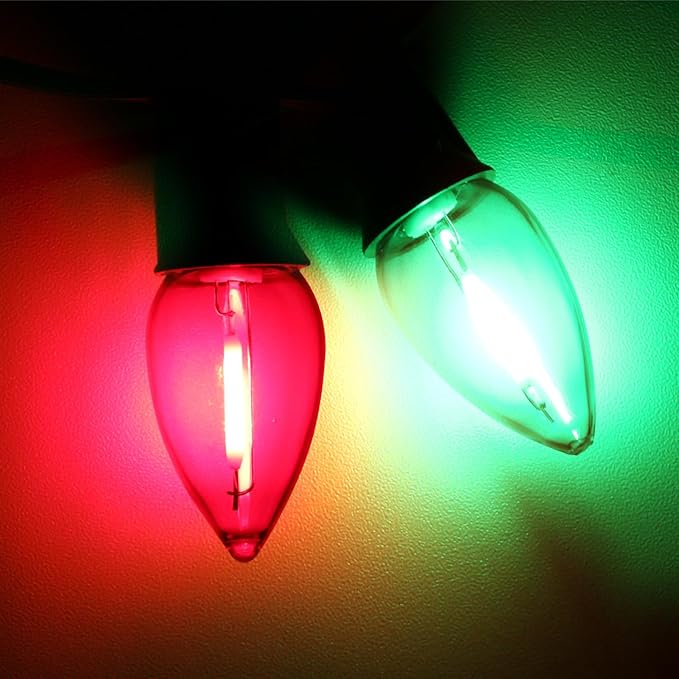 Meconard C7 Led Replacement Christmas Light Bulb, C7 Shatterproof Led Bulbs - Image 4