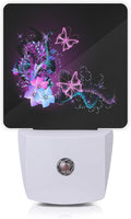 Butterfly Night Light, Fantasy Butterflies Fairy Plug in Night Lights 0.5W by Oeaskly