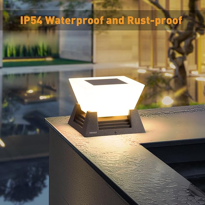 Outdoor Post Light, High Voltage Hardwired LED Pillar Lights, IP54 Waterproof - Image 2