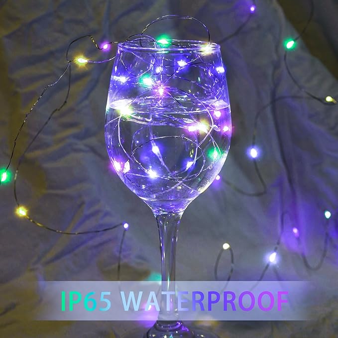 Fairy Lights 7Ft 20 LED Twinkle String Lights 3 Modes Battery Operated - Image 4
