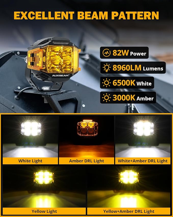 Auxbeam 4 Inch V-MAX Series LED Pods - Image 3