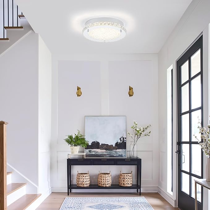 LED Ceiling Light, Auffel Minimalist Modern 11-Inch Surface Flush Mount Light - Image 7