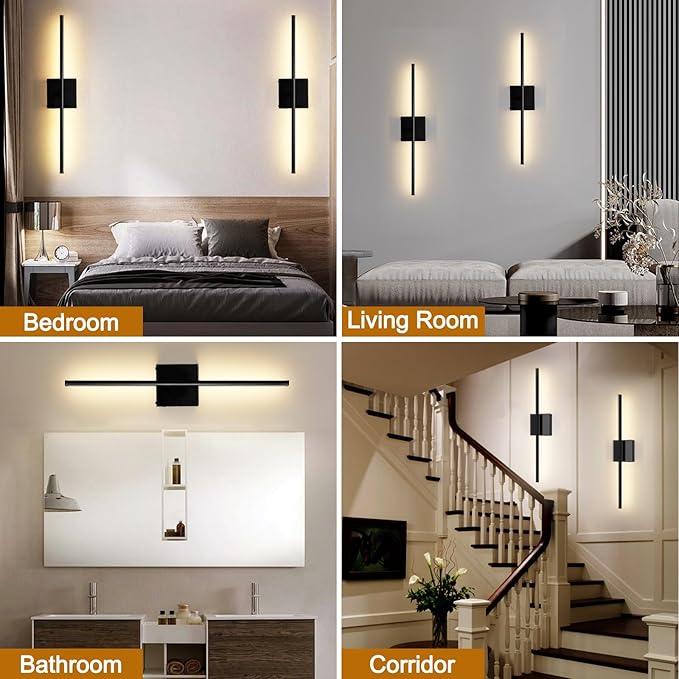 Battery Operated Wall Sconces Set of Two, Dimmable Wall Sconce - Image 7