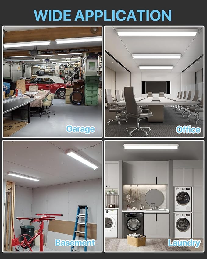 HYPERLITE 4FT 60W LED Wraparound Light, 6600lm Linkable 60W/50W/40W 5000K Led - Image 8
