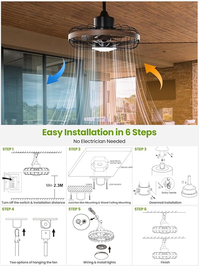Outdoor Ceiling Fans with Light - Image 5