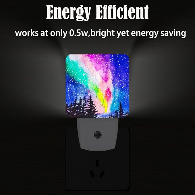Northern Lights Night Light, Plug-in Nightlights Auto Sensor Night Lamp Dusk to - Image 4