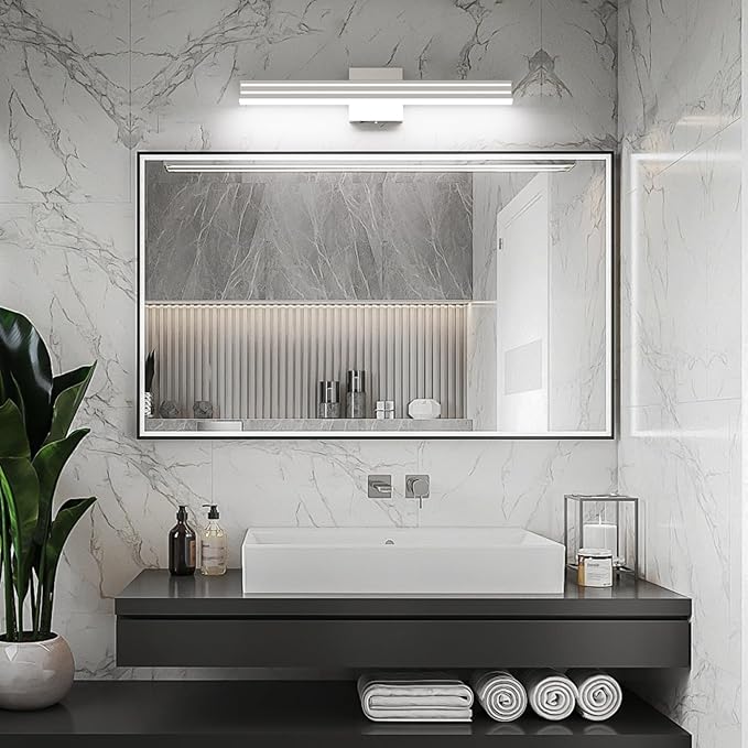 Ralbay 24inch Brushed Nickel Vanity Light - Image 7