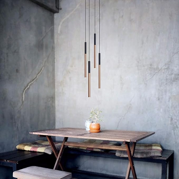 ALTAIR 4 Mini Pendant Lighting Black-Copper - Image 7