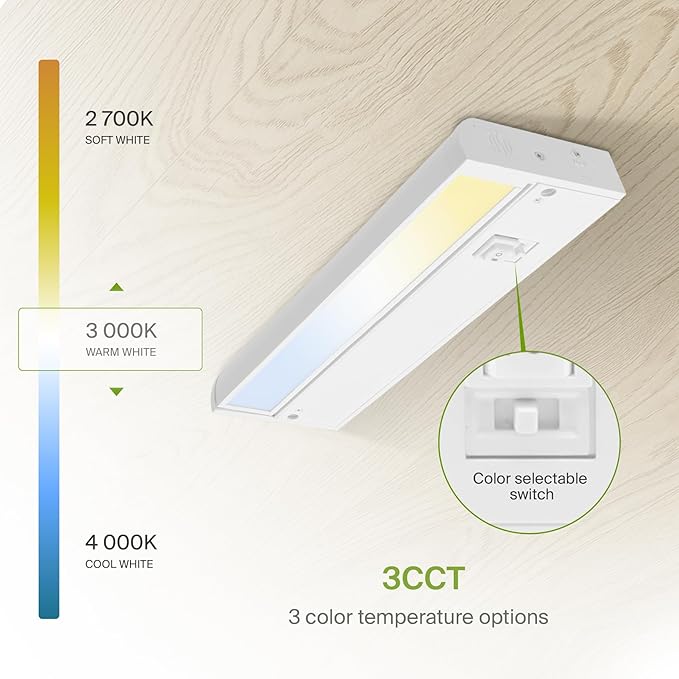 ASD Swivel LED Under Cabinet Lighting, 12 Inch 5W, Hardwired or Plug-in - Image 6