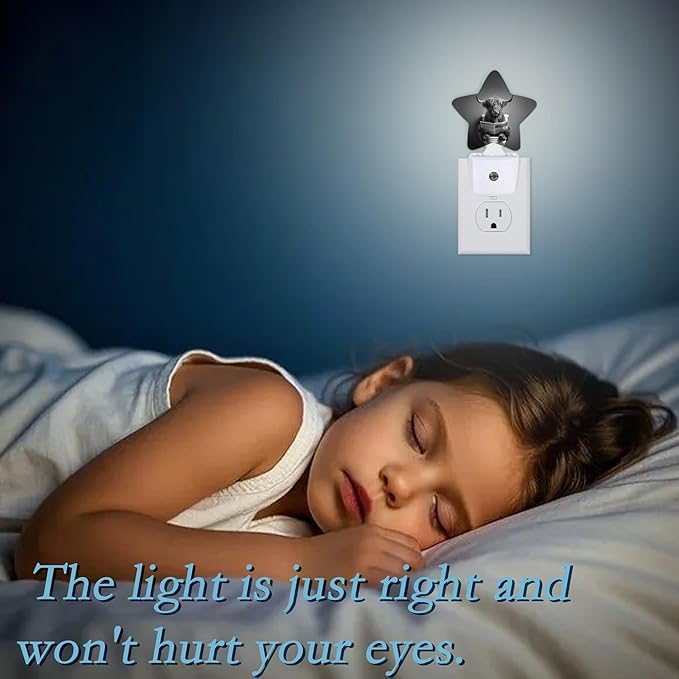 Funny Dark Highland Cow Night Light, Plug-in Wall Led Night Lights Decor - Image 6
