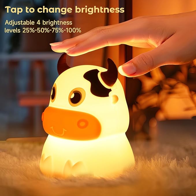 AVEKI Night Light for Kids, Portable Tap Control Rechargeable Nightlight Lamp - Image 3
