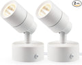 SUNVIE 2 Pack LED Up Lights Indoor, 3W Spot Lights by SUNVIE