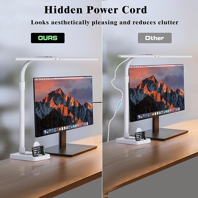 LED Desk Lamp for Home Office, 24W Bright Desk Lamp - Image 6