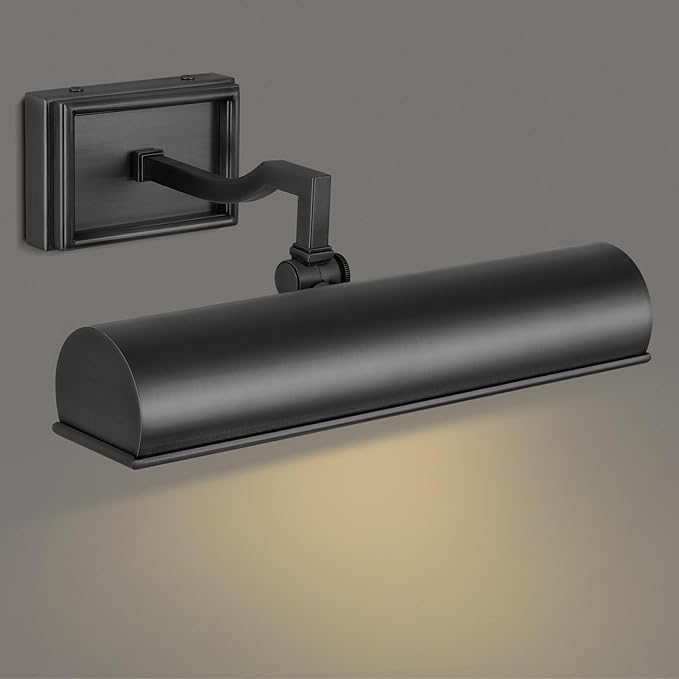 Picture Light 12" Black Picture Lights by Joyunleo
