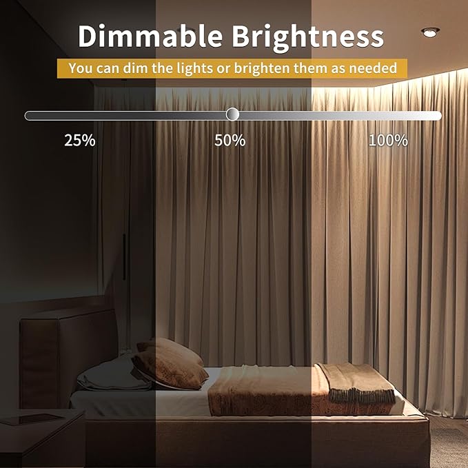 100FT COB LED Strip Lights DC 24V Dimmable 3000K Warm White Flexible LED Tape - Image 4