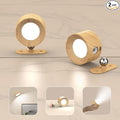 2Pack Battery Operated Wall Sconce, 3 Color Modes 3 Brightness Levels by AKSDA